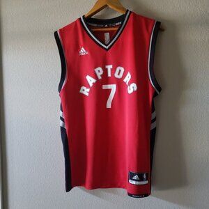 Toronto RAPTORS ADIDAS NBA Jersey Kyle LOWRY Red Men's Size Small No. 7 Flaws